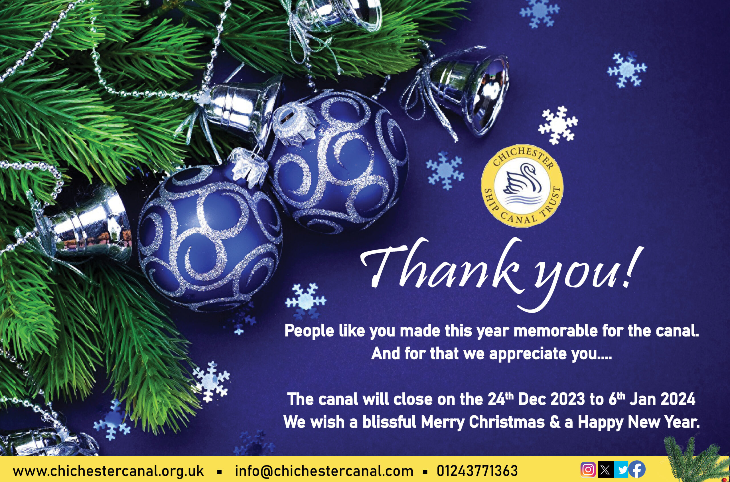 christmas-closure-chichester-canal